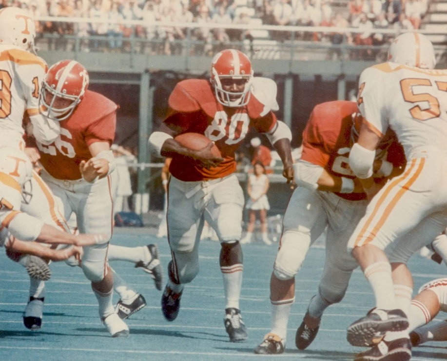 This Wilbur Jackson of University of Alabama a very well known black athlete