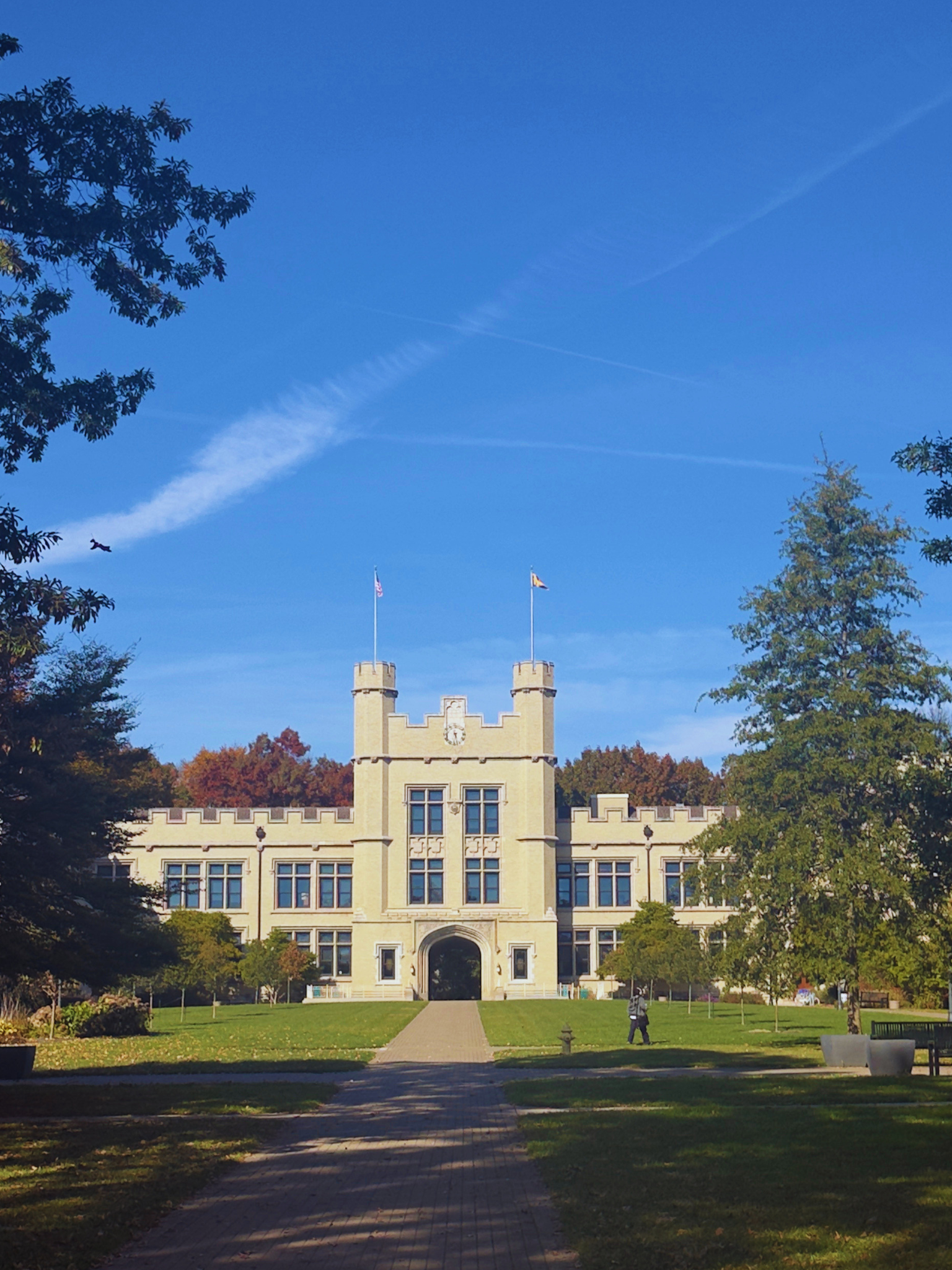 Edited imahe of Kauke Hall at The College of Wooster